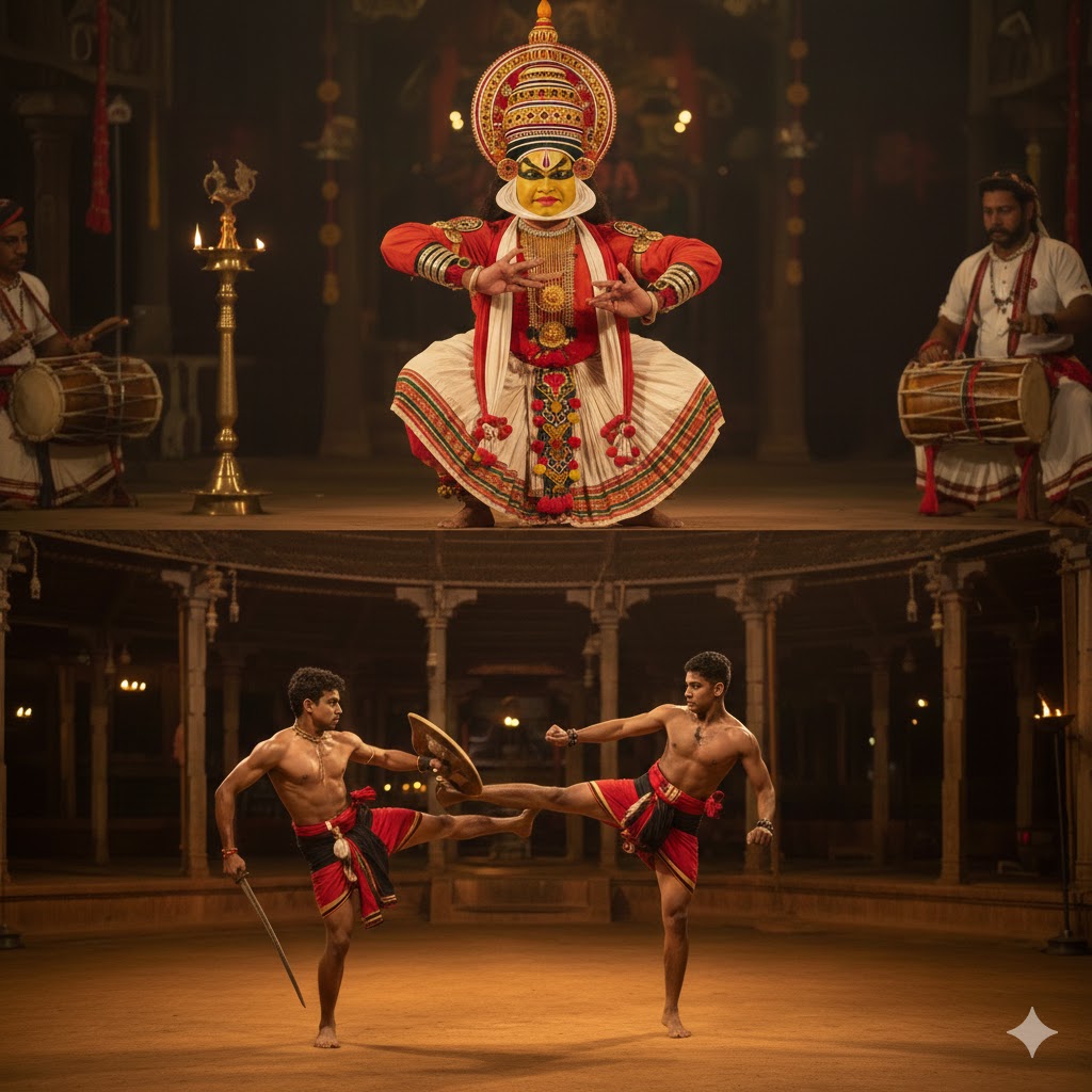 Kathakali Kalaripayattu